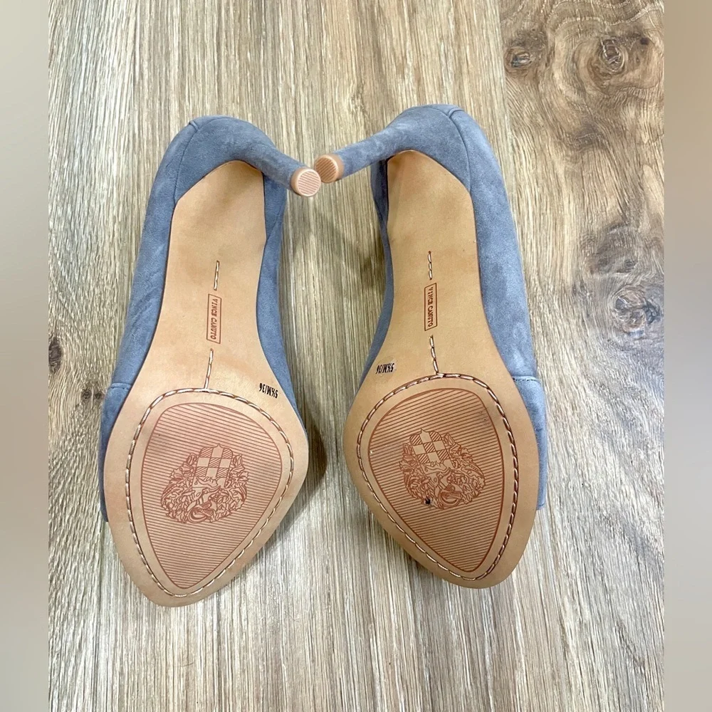 Vince Camuto Rallien size 5.5M magnet grey true velvet Leather suede  NWOB - Picture 5 of 6
